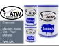 Preview: Chevrolet, Medium Spiral Gray Pearl Metallic, WA812K: 500ml Lackdose + 500ml Klarlack + 250ml Härter - Set, von ATW Autoteile West.